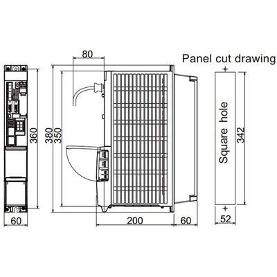 Mitsubishi Electric Mitsubishi Electric MDS-E-V2-40 CNC servo or spindle drive unit or accessory