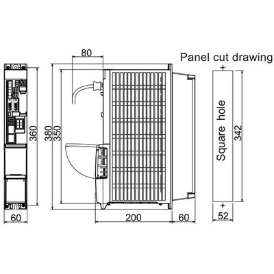 Mitsubishi Electric Mitsubishi Electric MDS-EH-SP-20 CNC servo or spindle drive unit or accessory