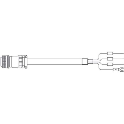 Mitsubishi Electric Mitsubishi Electric MR-J3P8-3M MELSERVO amplifier, cable or system accessory