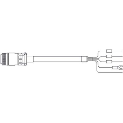 Mitsubishi Electric Mitsubishi Electric MR-J3PWS6-2M MELSERVO amplifier, cable or system accessory