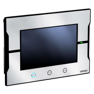 Omron Omron NA5-7W001S-V1 – NA5-V1 HMI with a 7 Inch display and a Silver Bezel