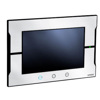 Omron Omron NA5-9W001S-V1 – NA5-V1 HMI with a 9 Inch display and a Silver Bezel