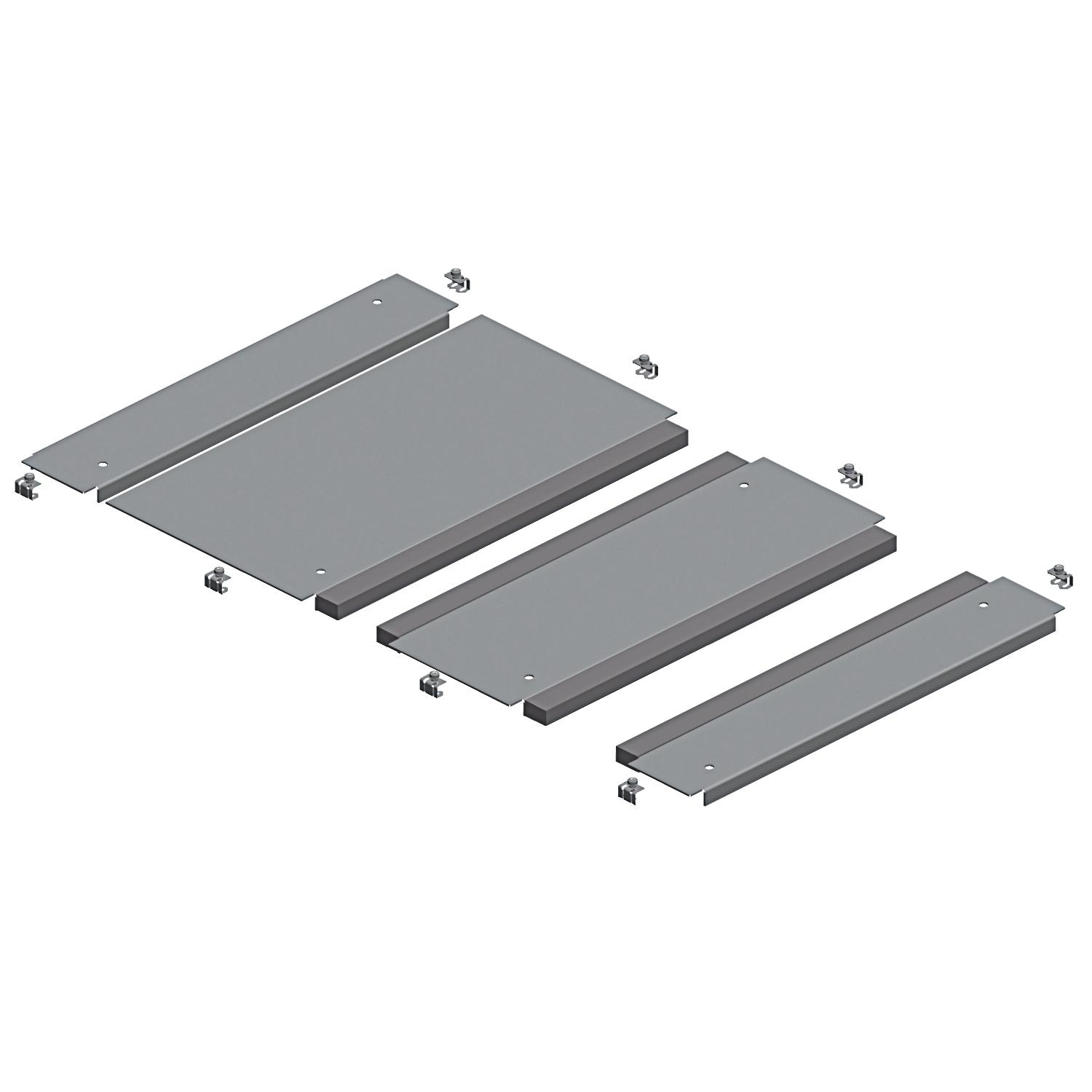 Schneider Electric Schneider Electric NSYEC6122 – Two entries cable gland plate, PanelSeT SFN, PanelSeT SF, for electrical enclosure W600 D1200mm, fixed by clips