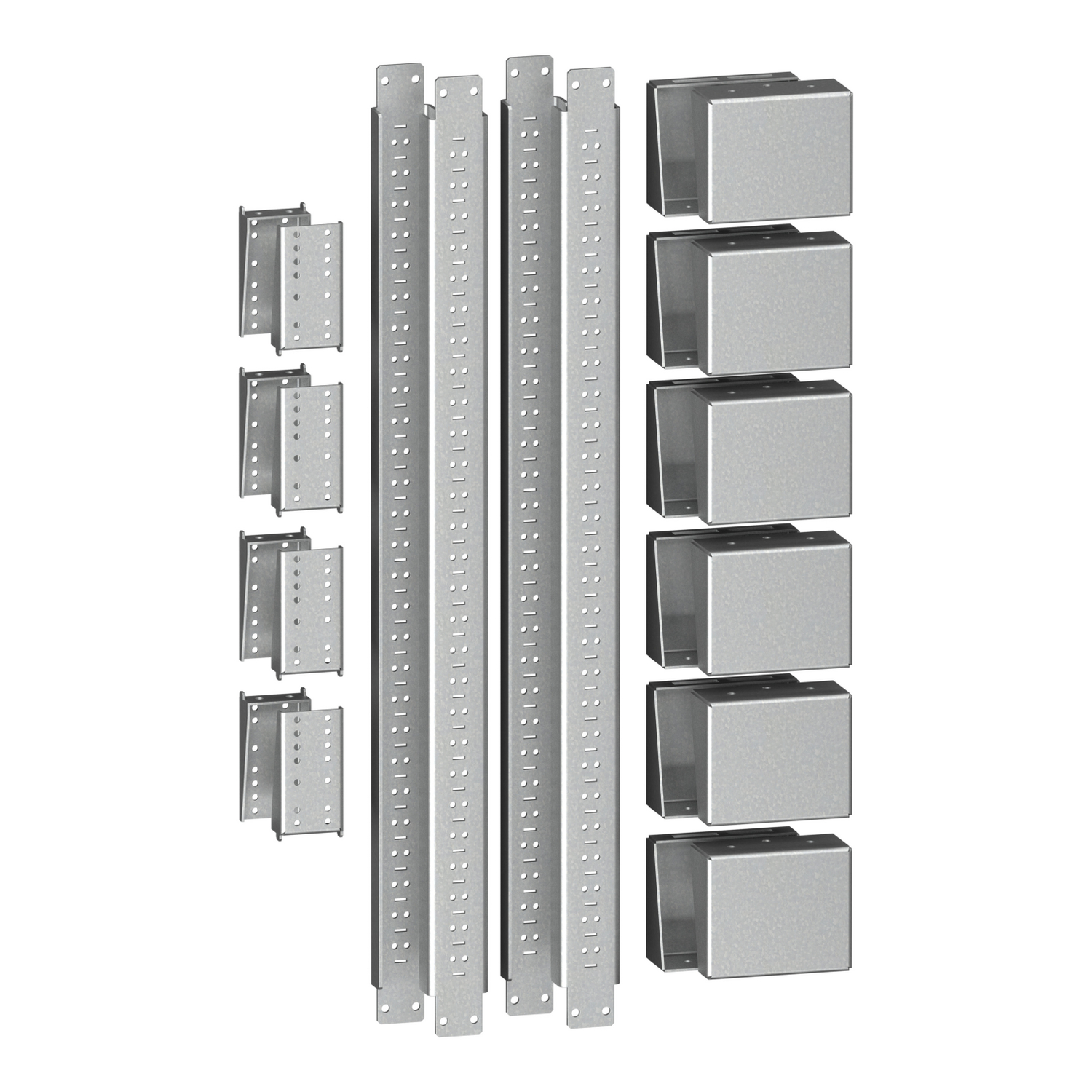 Schneider Electric Schneider Electric NSYRCK19KITN6G – 19in fixed rack fixing kit, PanelSeT SFN, for Seismic 6G electrical enclosures, steel