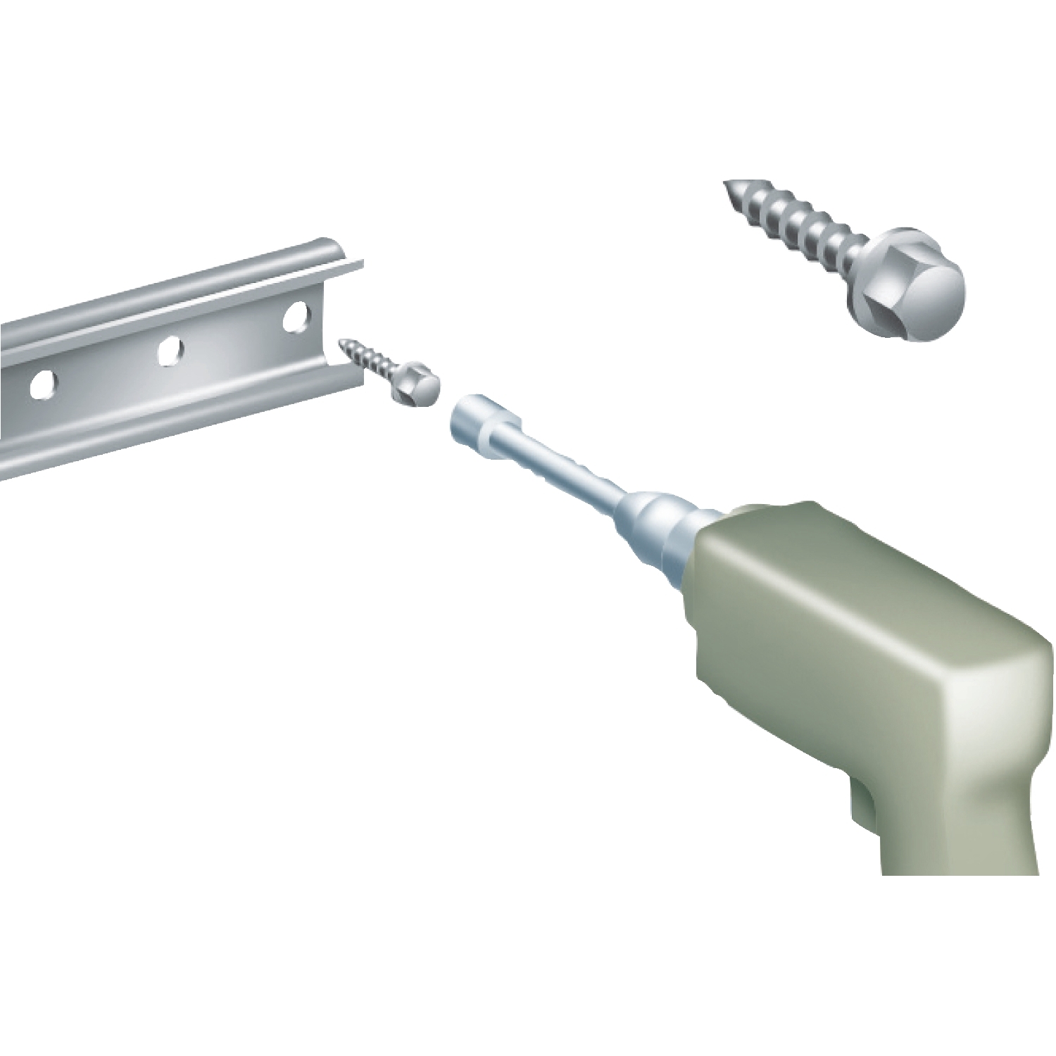 Schneider Electric Schneider Electric NSYS13M5HS – Self-tapping screw 4.8x13mm + captive washer. Supply: 100 units