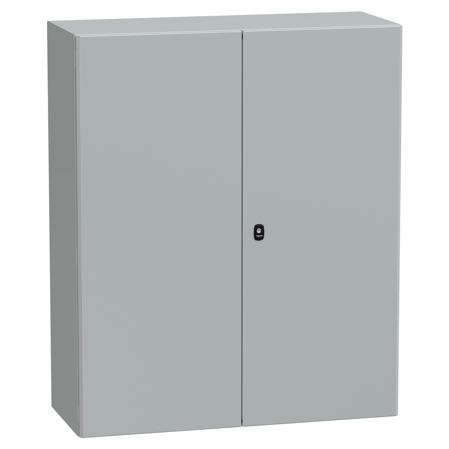 Schneider Electric Schneider Electric NSYS3D121040DP – Wall mounted steel enclosure, PanelSeT S3D, double plain door, with mounting plate, 1200x1000x400mm, IP55, IK10