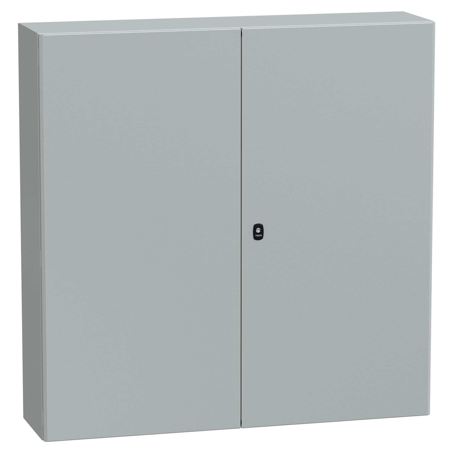 Schneider Electric Schneider Electric NSYS3D121230D – Wall mounted steel enclosure, PanelSeT S3D, double plain door, without mounting plate, 1200x1200x300mm, IP55, IK10