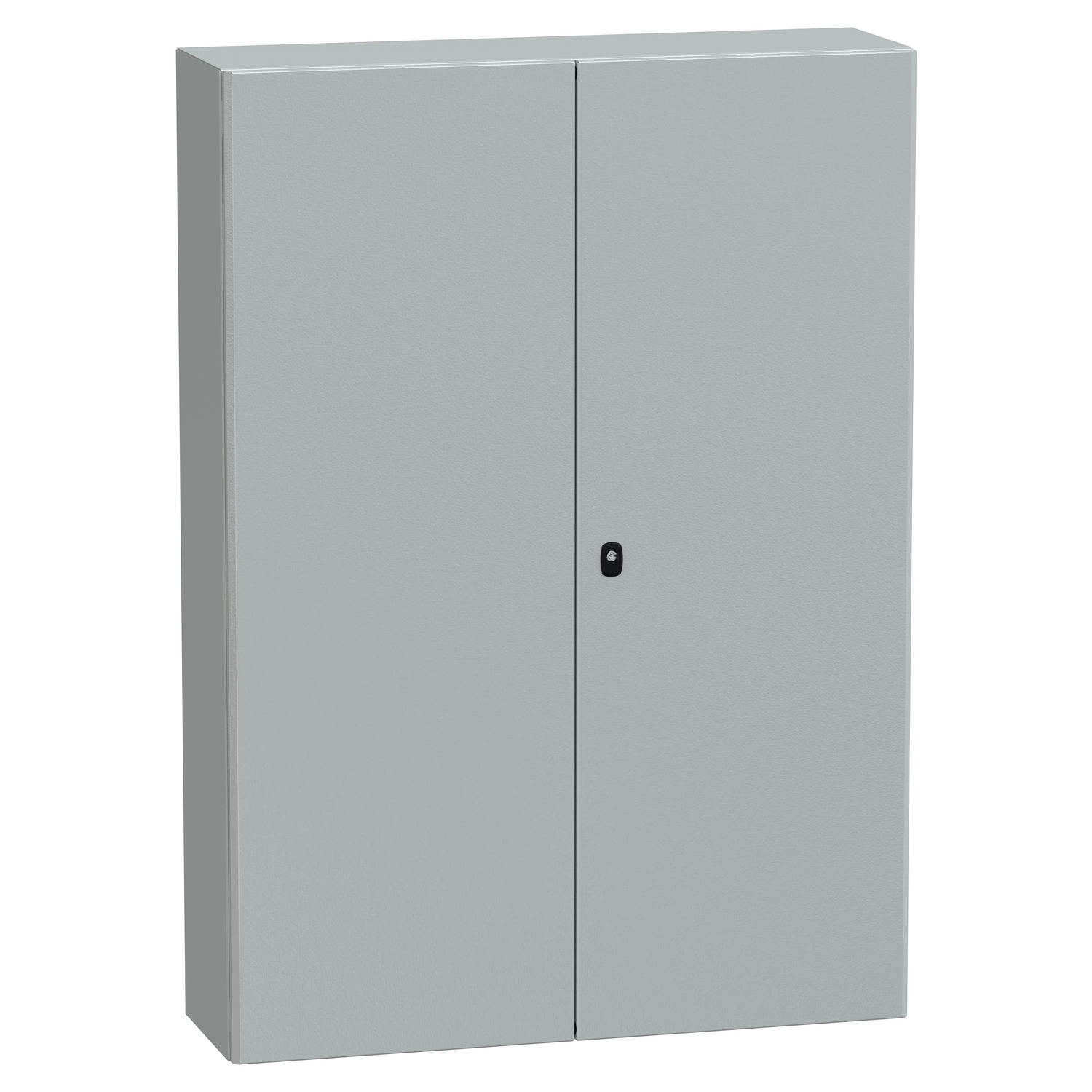 Schneider Electric Schneider Electric NSYS3D141030D – Wall mounted steel enclosure, PanelSeT S3D, double plain door, without mounting plate, 1400x1000x300mm, IP55, IK10