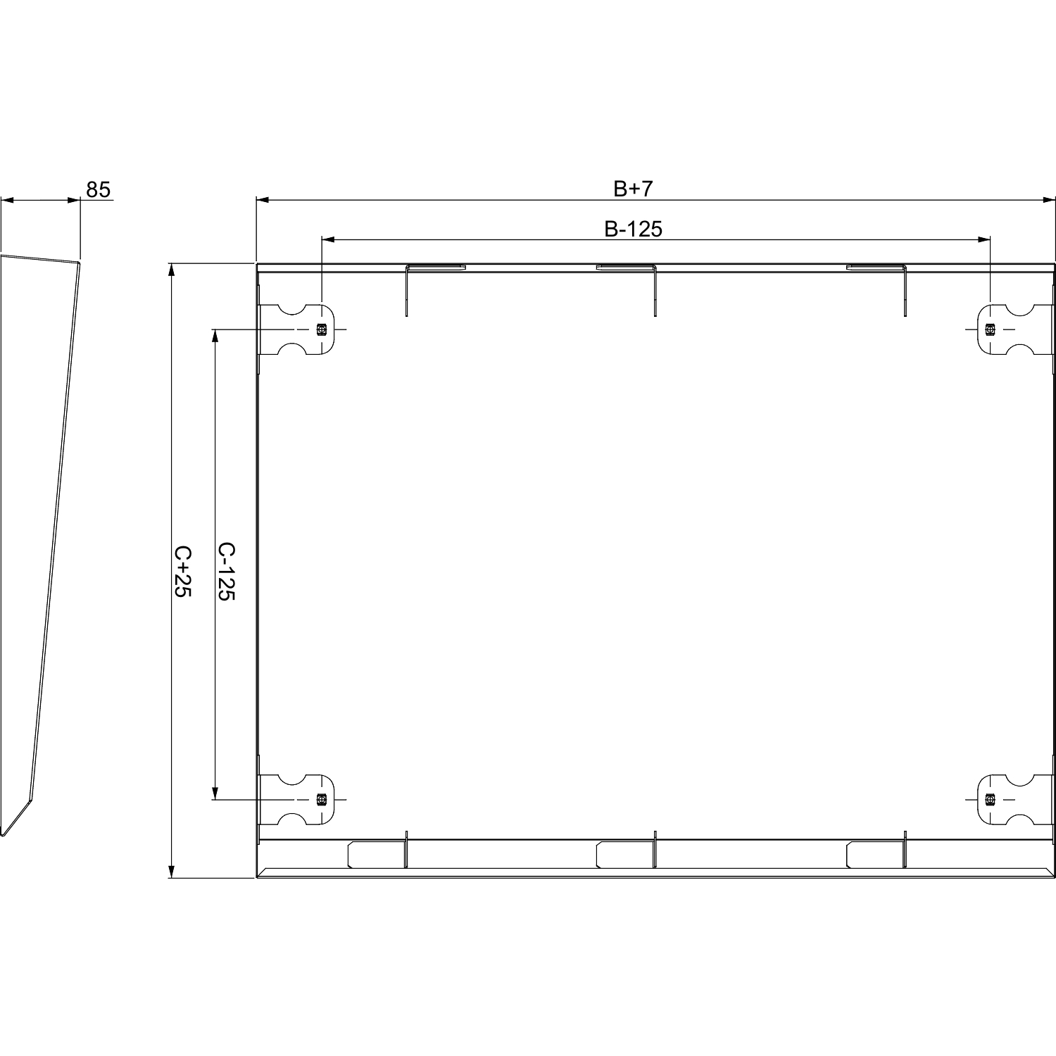 Schneider Electric Schneider Electric NSYSC1240 – Roof canopy, PanelSeT SFN, PanelSeT SF, PanelSeT SM, for electrical enclosure W1200 D600mm