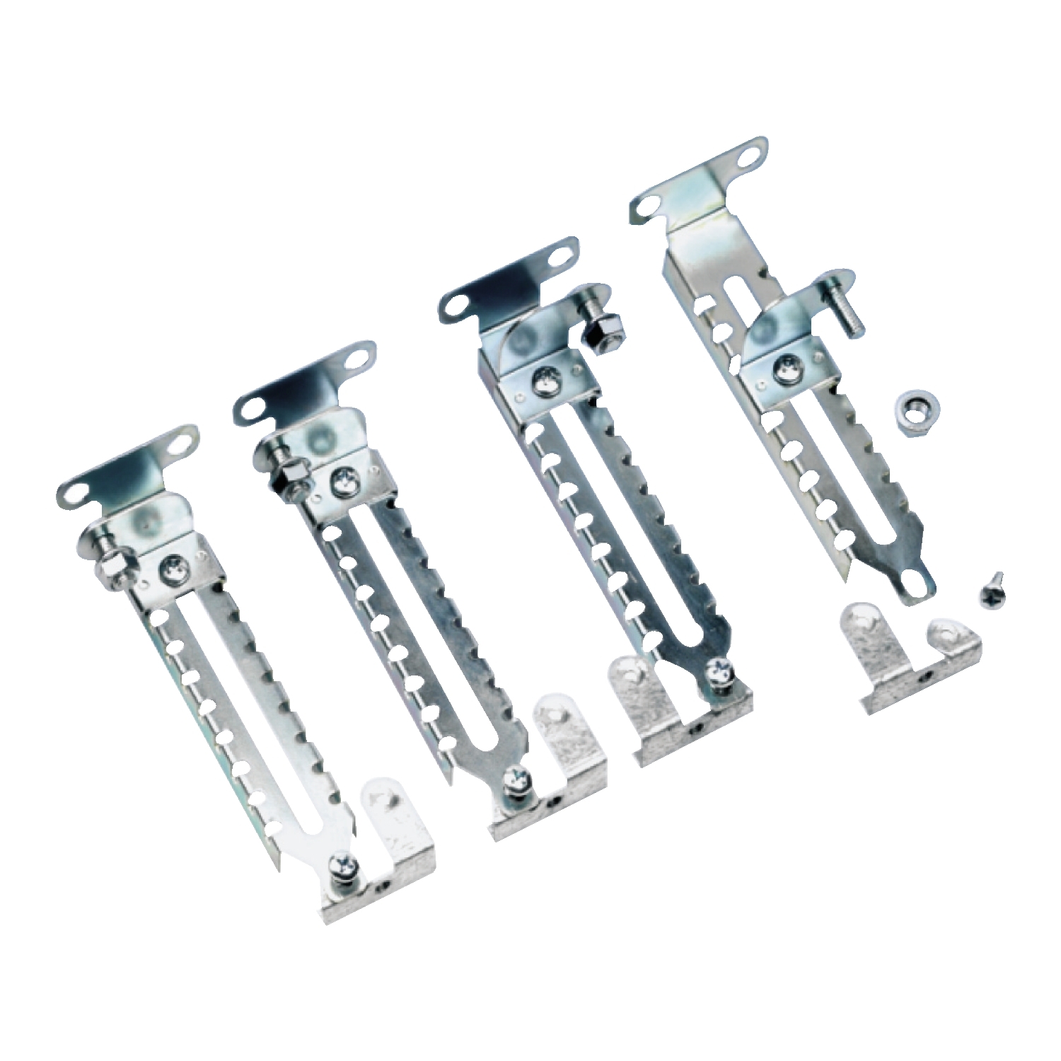 Schneider Electric Schneider Electric NSYSDCR400 – Set of 4 step slides made of treated steel, D400mm