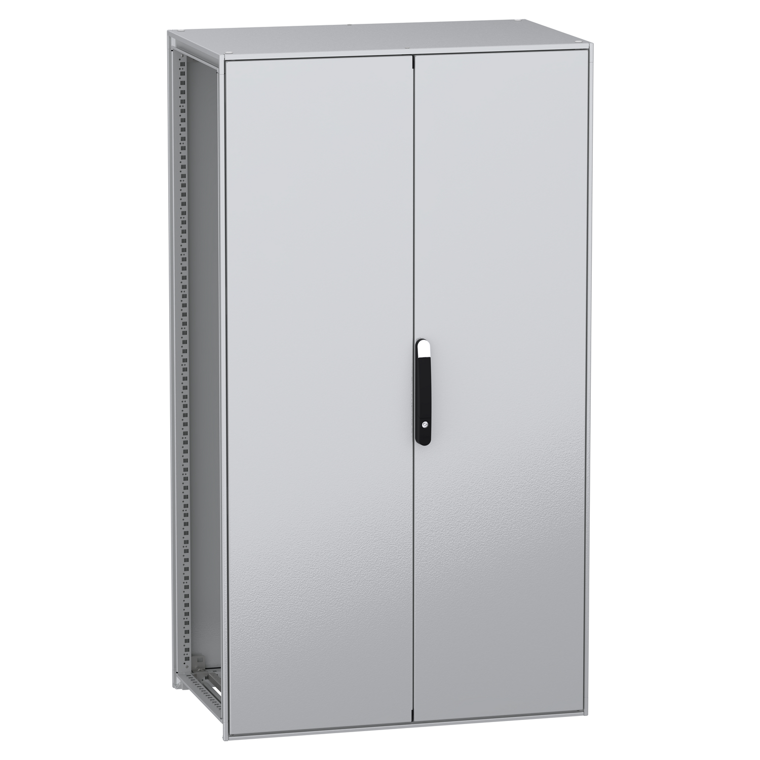 Schneider Electric Schneider Electric NSYSFN1810602D – Floor standing modular electrical enclosure, PanelSeT SFN, decarbonized steel, 1800x1000x600mm, 2 doors, IP55