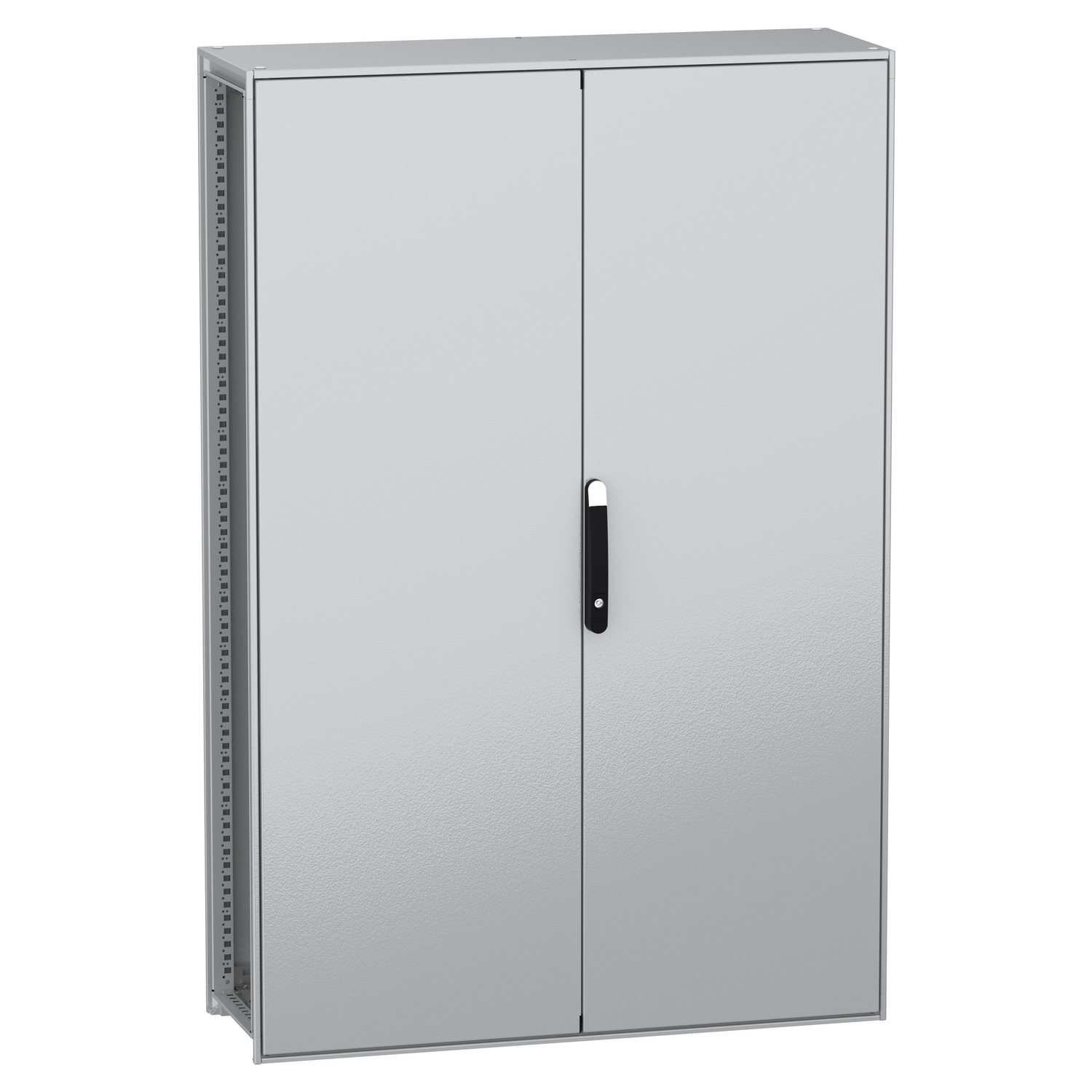 Schneider Electric Schneider Electric NSYSFN1812402D – Floor standing modular electrical enclosure, PanelSeT SFN, decarbonized steel, 1800x1200x400mm, 2 doors, IP55