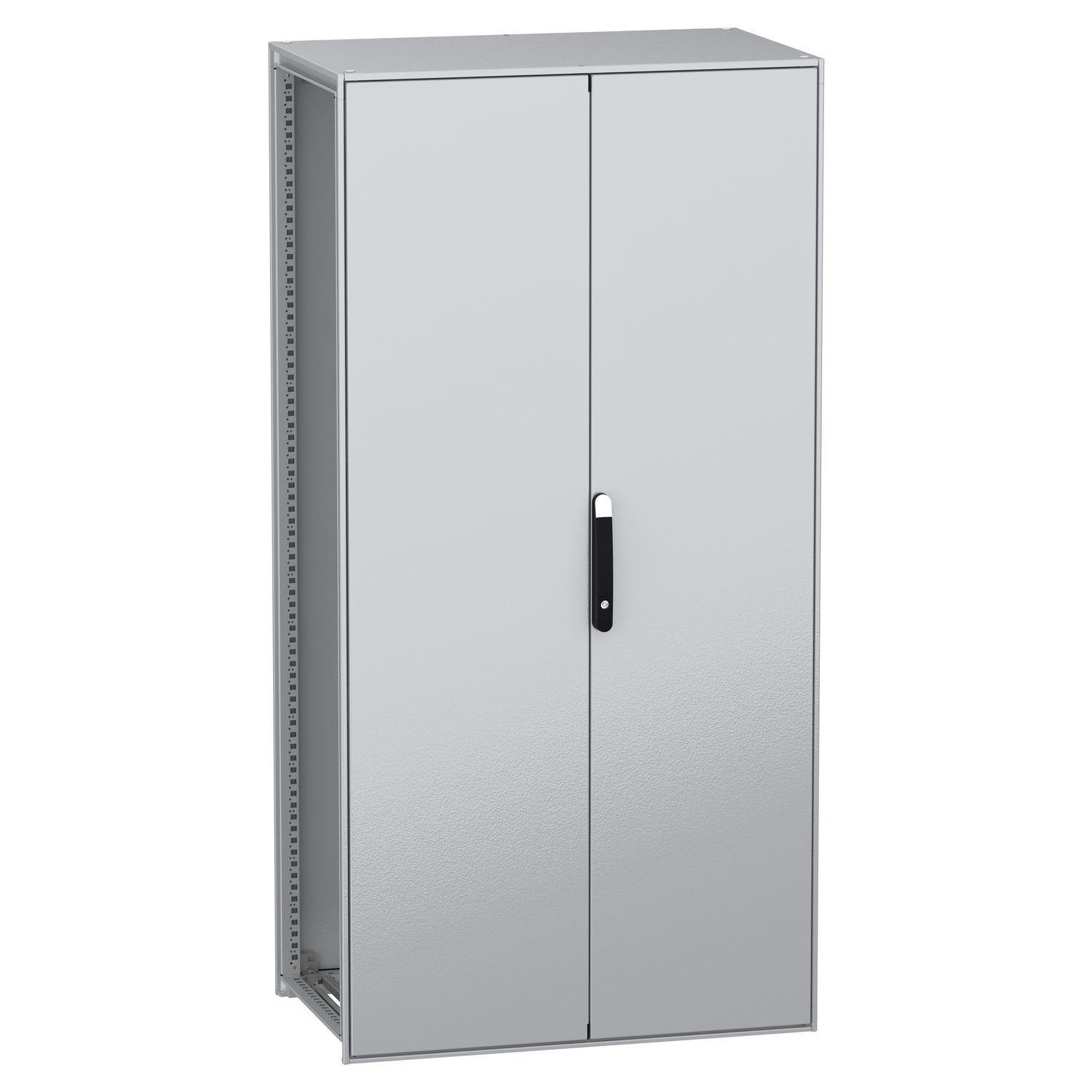 Schneider Electric Schneider Electric NSYSFN2010602D – Floor standing modular electrical enclosure, PanelSeT SFN, decarbonized steel, 2000x1000x600mm, 2 doors, IP55