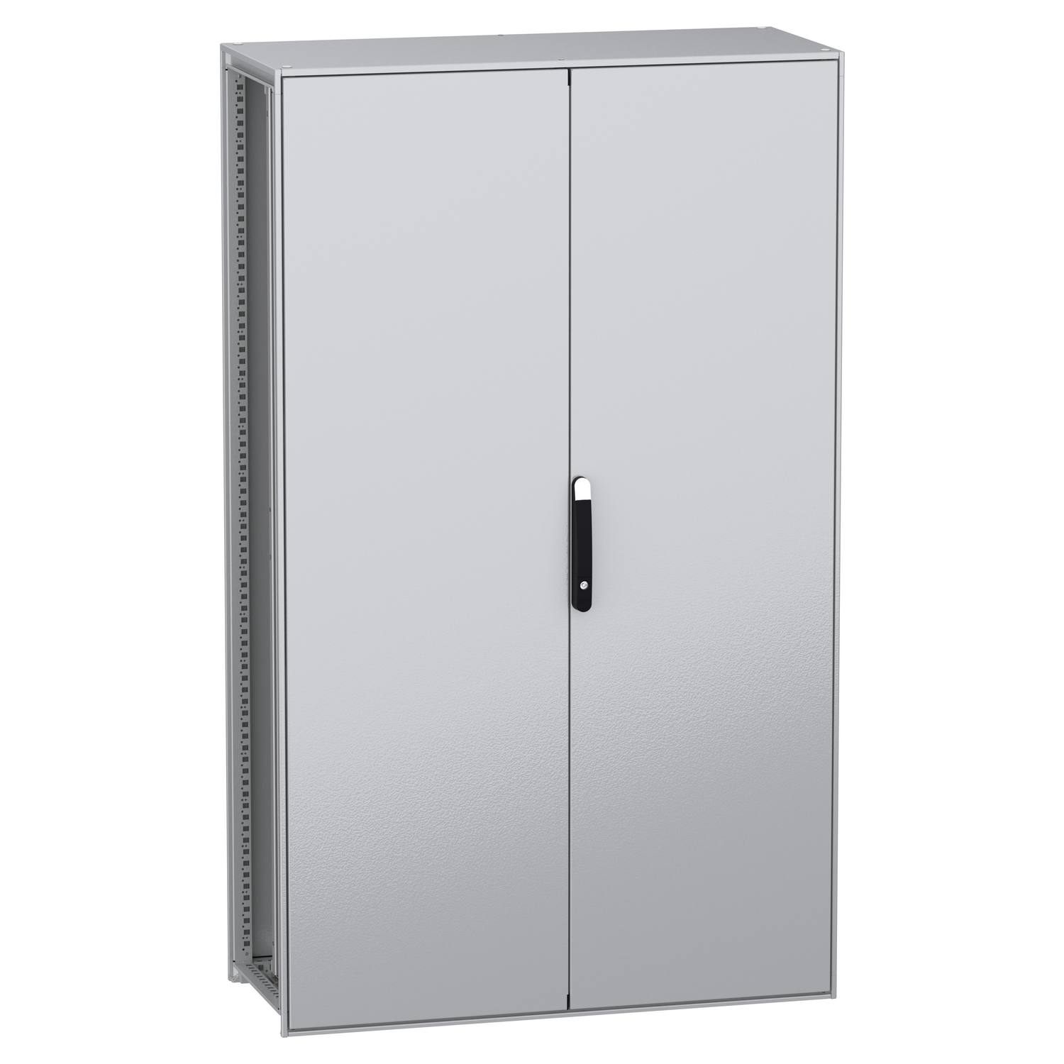 Schneider Electric Schneider Electric NSYSFN2012502DP – Floor standing modular electrical enclosure, PanelSeT SFN, decarbonized steel, plate, 2000x1200x500mm, 2 doors, IP55