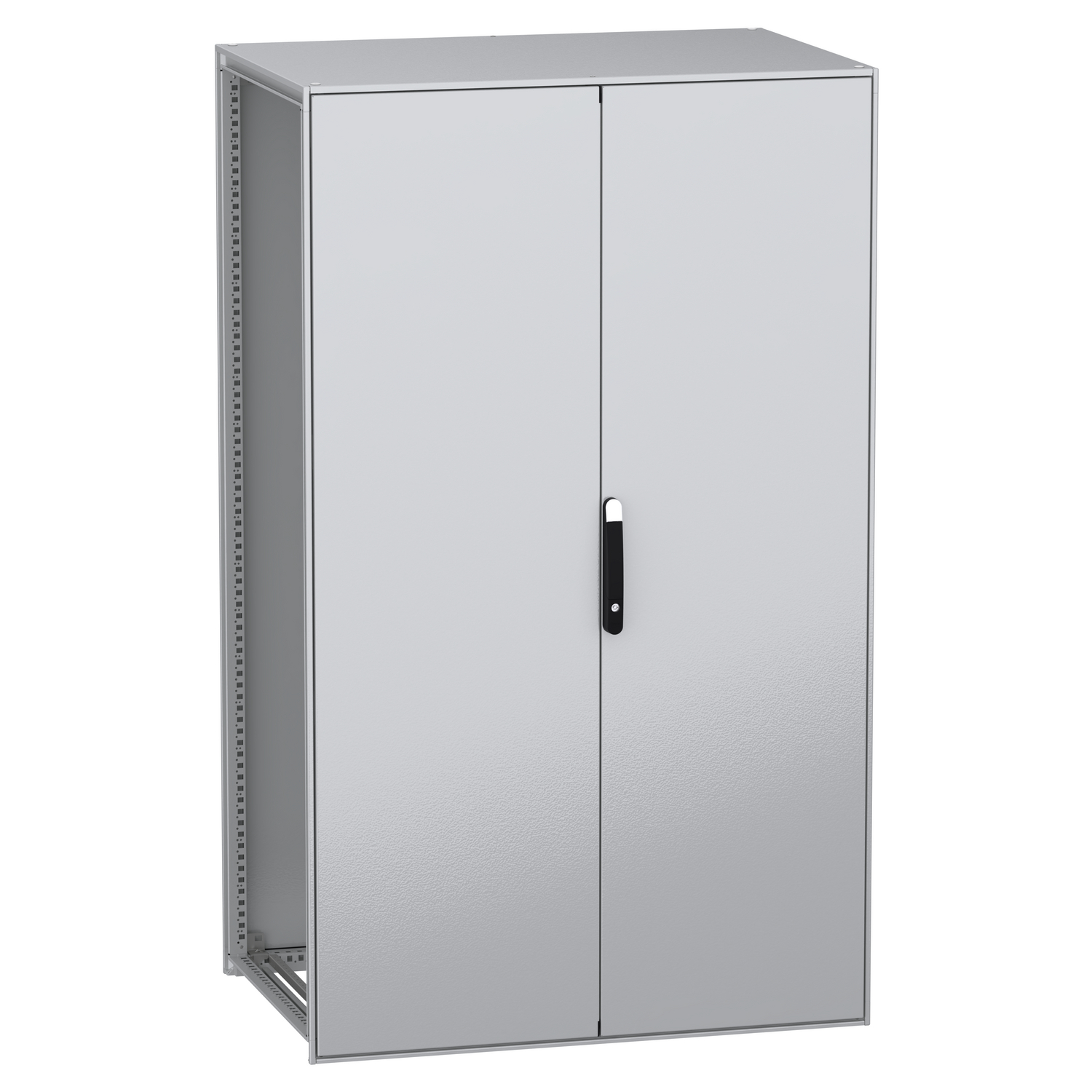 Schneider Electric Schneider Electric NSYSFN2012802D – Floor standing modular electrical enclosure, PanelSeT SFN, decarbonized steel, 2000x1200x800mm, 2 doors, IP55