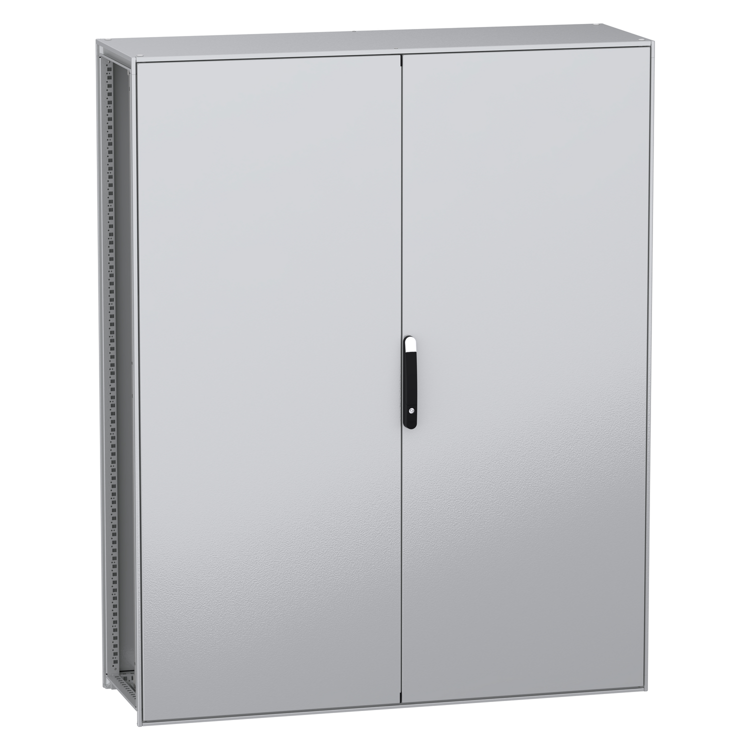 Schneider Electric Schneider Electric NSYSFN2016502DP – Floor standing modular electrical enclosure, PanelSeT SFN, decarbonized steel, plate, 2000x1600x500mm, 2 doors, IP55