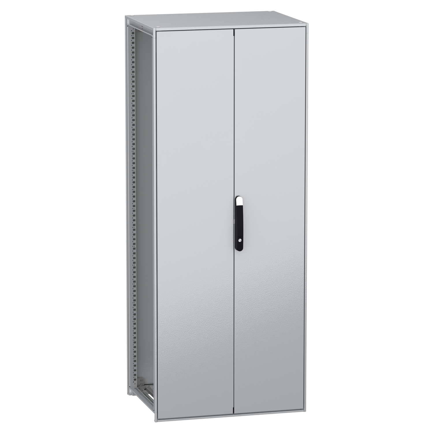 Schneider Electric Schneider Electric NSYSFN208602D – Floor standing modular electrical enclosure, PanelSeT SFN, decarbonized steel, 2000x800x600mm, 2 doors, IP55