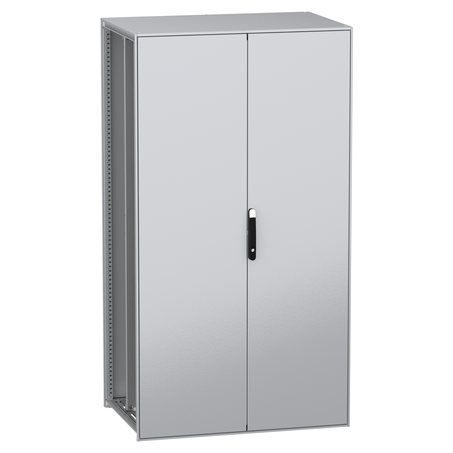 Schneider Electric Schneider Electric NSYSFN2212802DP – Floor standing modular electrical enclosure, PanelSeT SFN, decarbonized steel, plate, 2200x1200x800mm, 2 doors, IP55