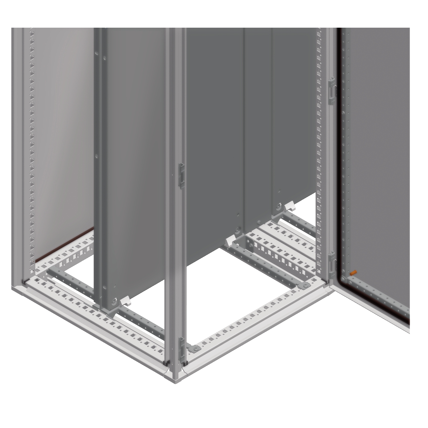 Schneider Electric Schneider Electric NSYSIBTB – Brackets to fix intermediate mounting plates in back to back position, PanelSeT SFN, SF, SM, set of 2
