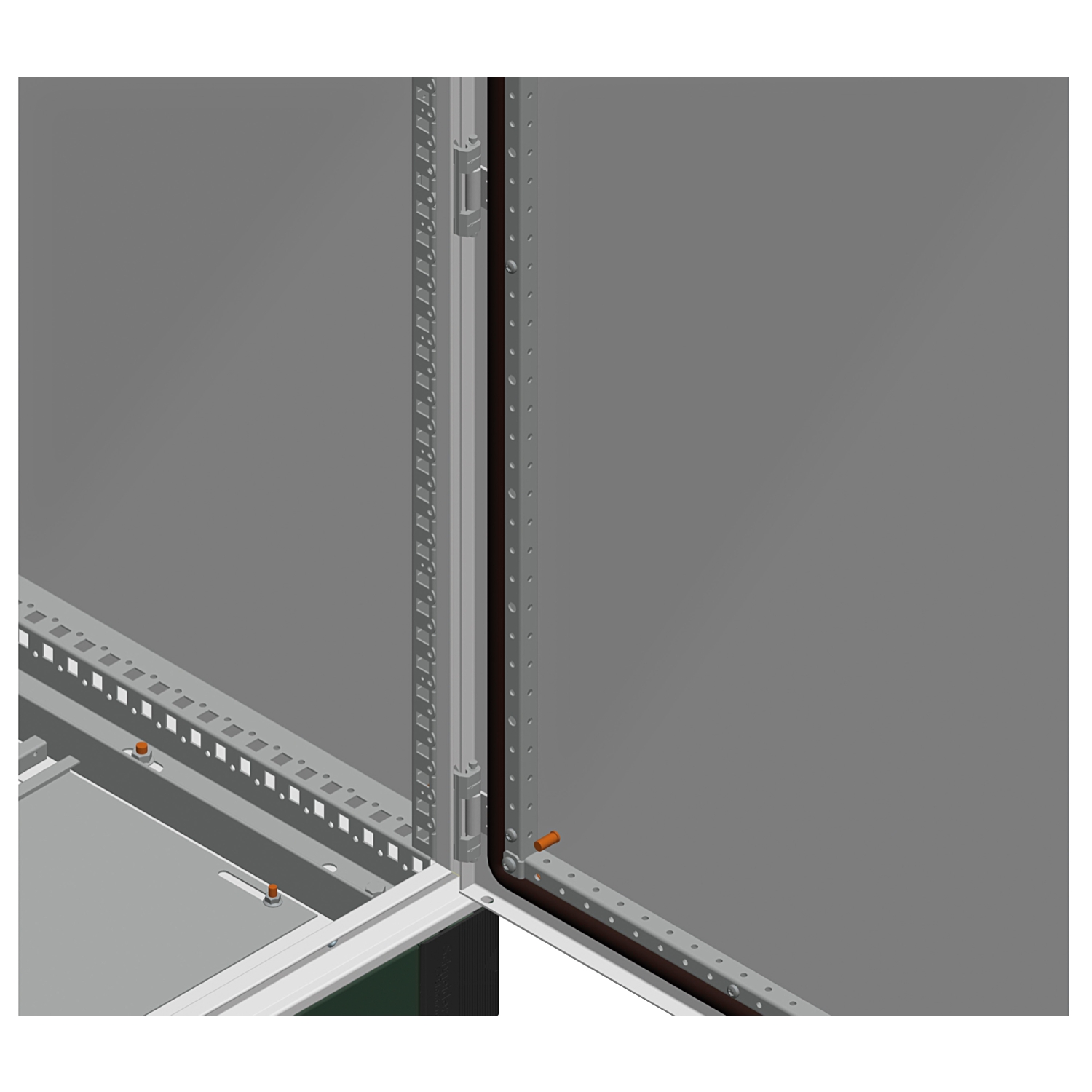 Schneider Electric Schneider Electric NSYSMVR18 – PanelSeT SM vertical adaptation profiles - 1800 mm