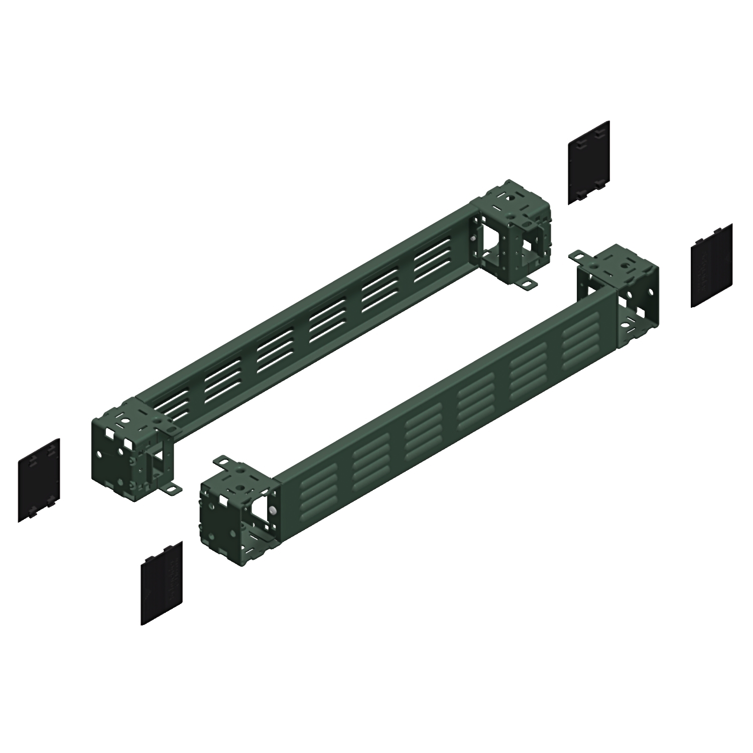 Schneider Electric Schneider Electric NSYSPFV6100 – Ventilated front & rear plinth, PanelSeT SFN, PanelSet SF, PanelSet SM, for electrical enclosure W600mm, plinth H100mm