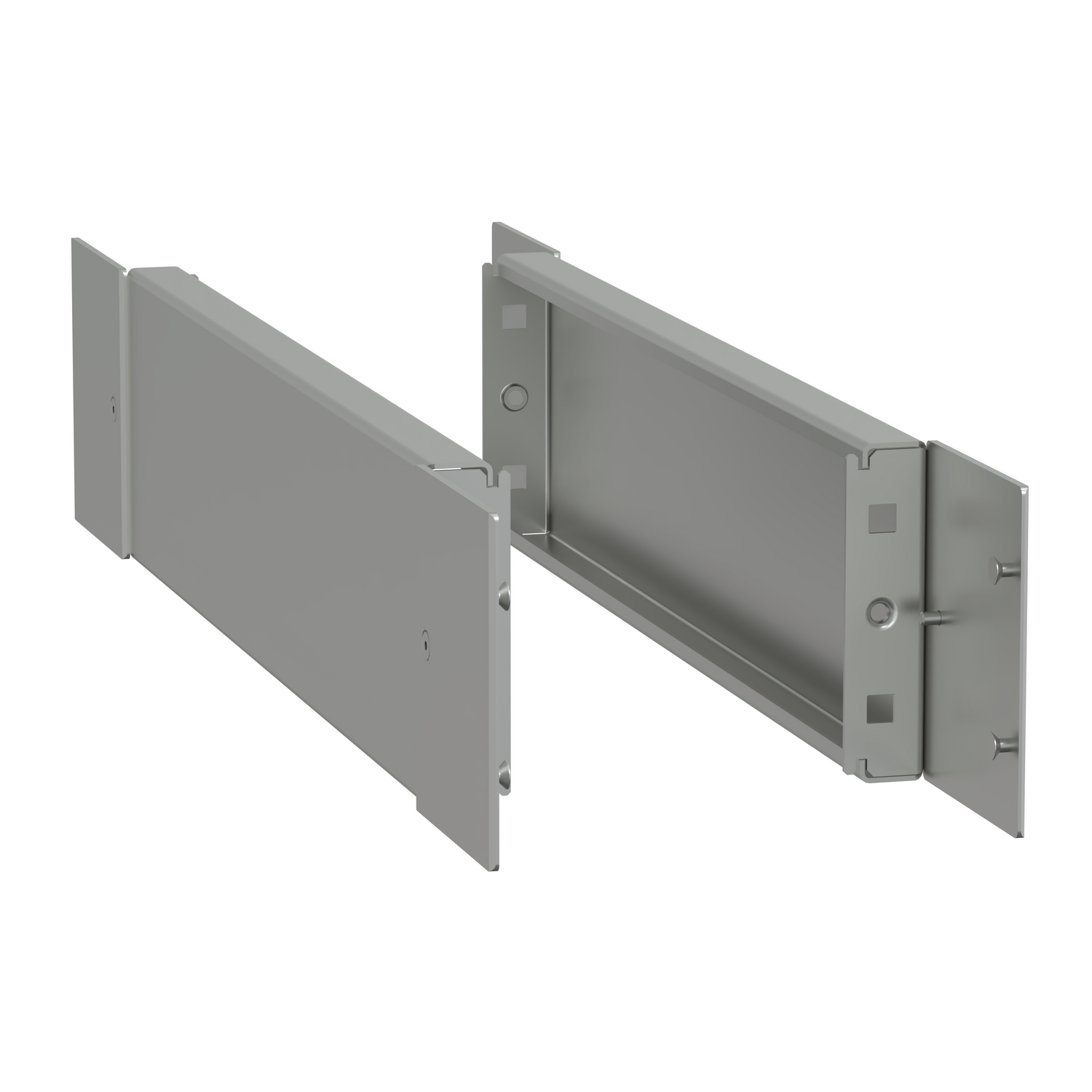 Schneider Electric Schneider Electric NSYSPSX6100 – PanelSeT -side plinth - H100 D600 stainless steel 304L