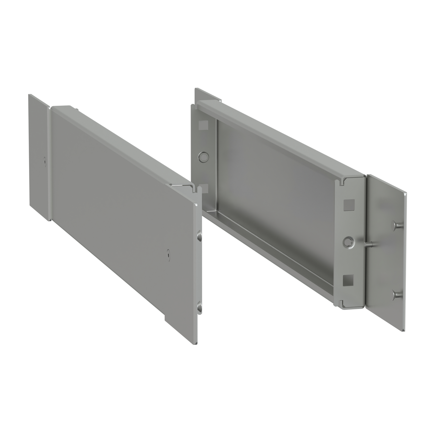 Schneider Electric Schneider Electric NSYSPSX6100H – PanelSeT -side plinth - H100 D600 stainless steel 316L