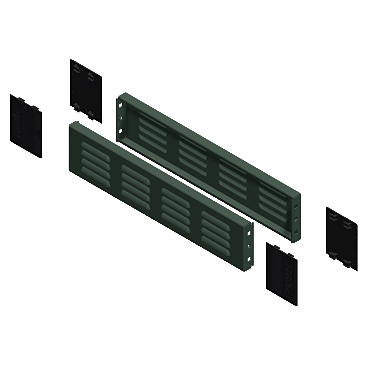 Schneider Electric Schneider Electric NSYSPV8100 – Plinth ventilated side panels, PanelSeT SFN, PanelSeT SF, PanelSeT SM, for electrical enclosure D800mm, set of 4, H200mm