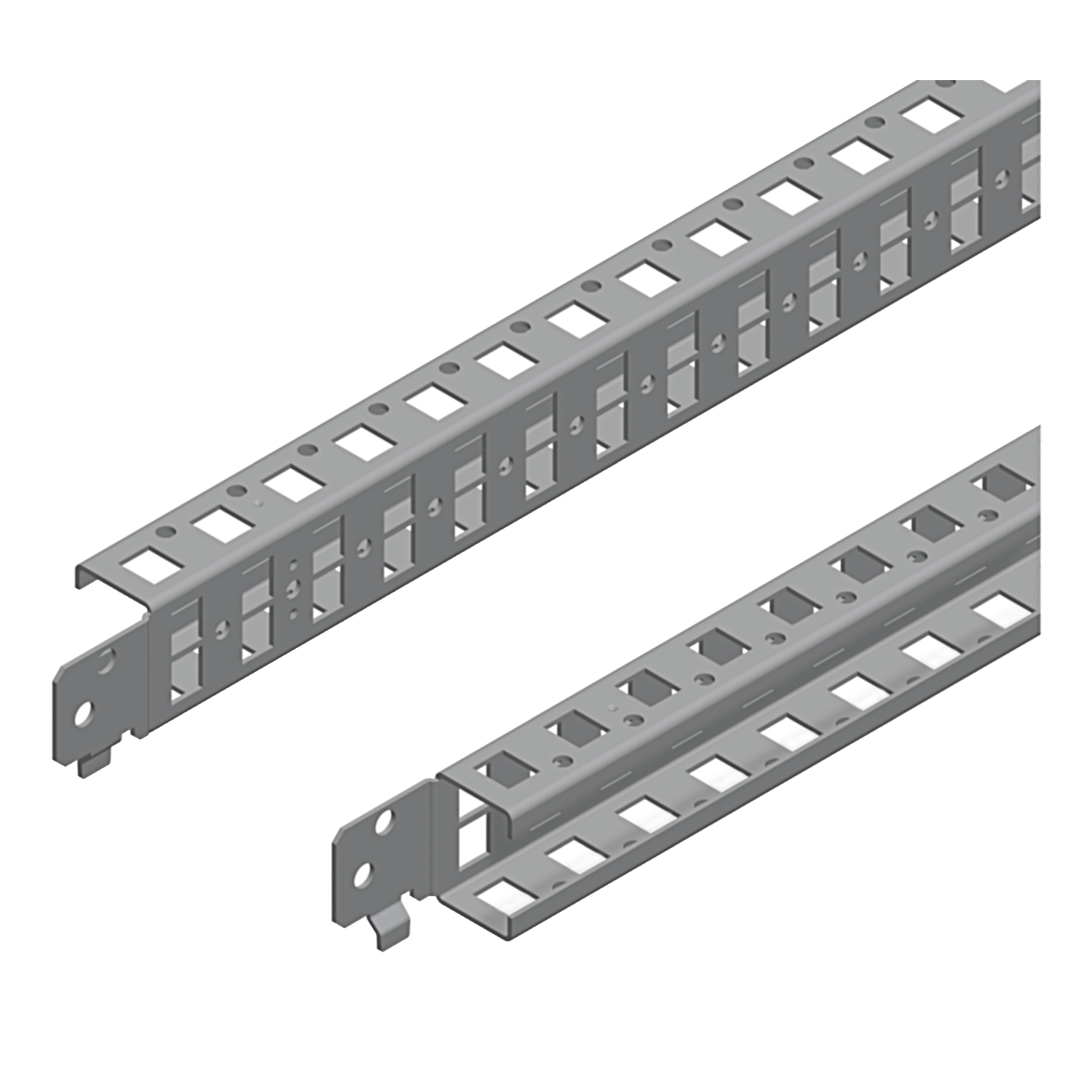 Schneider Electric Schneider Electric NSYSQCR4050 – Quick fixing cross rails, PanelSeT SFN, PanelSet SF, PanelSet SM, H40 W500mm, 1 row, set of 2