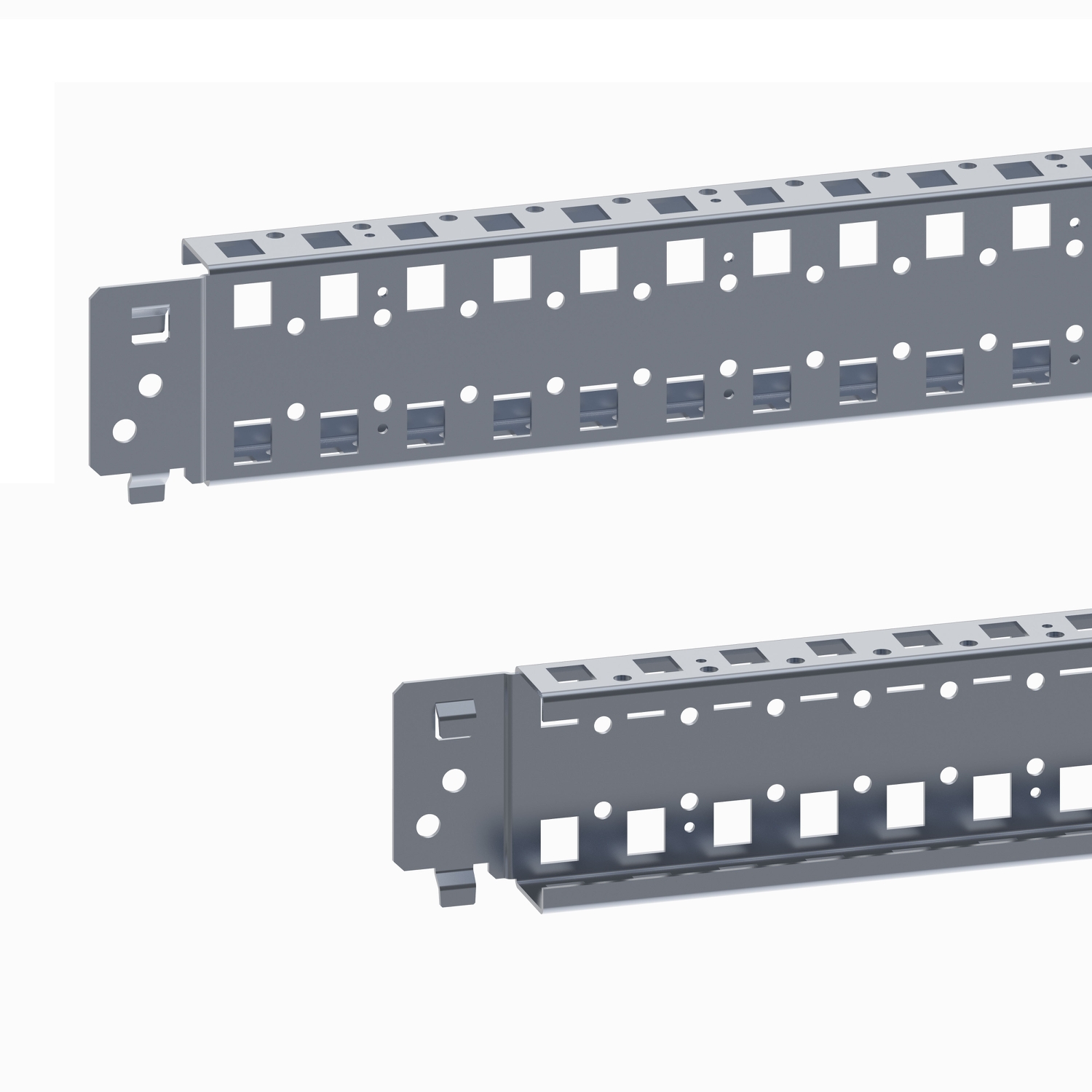 Schneider Electric Schneider Electric NSYSQCR6580 – Quick fixing cross rails, PanelSeT SFN, PanelSet SF, PanelSet SM, H65 W800mm, 2 rows, set of 2