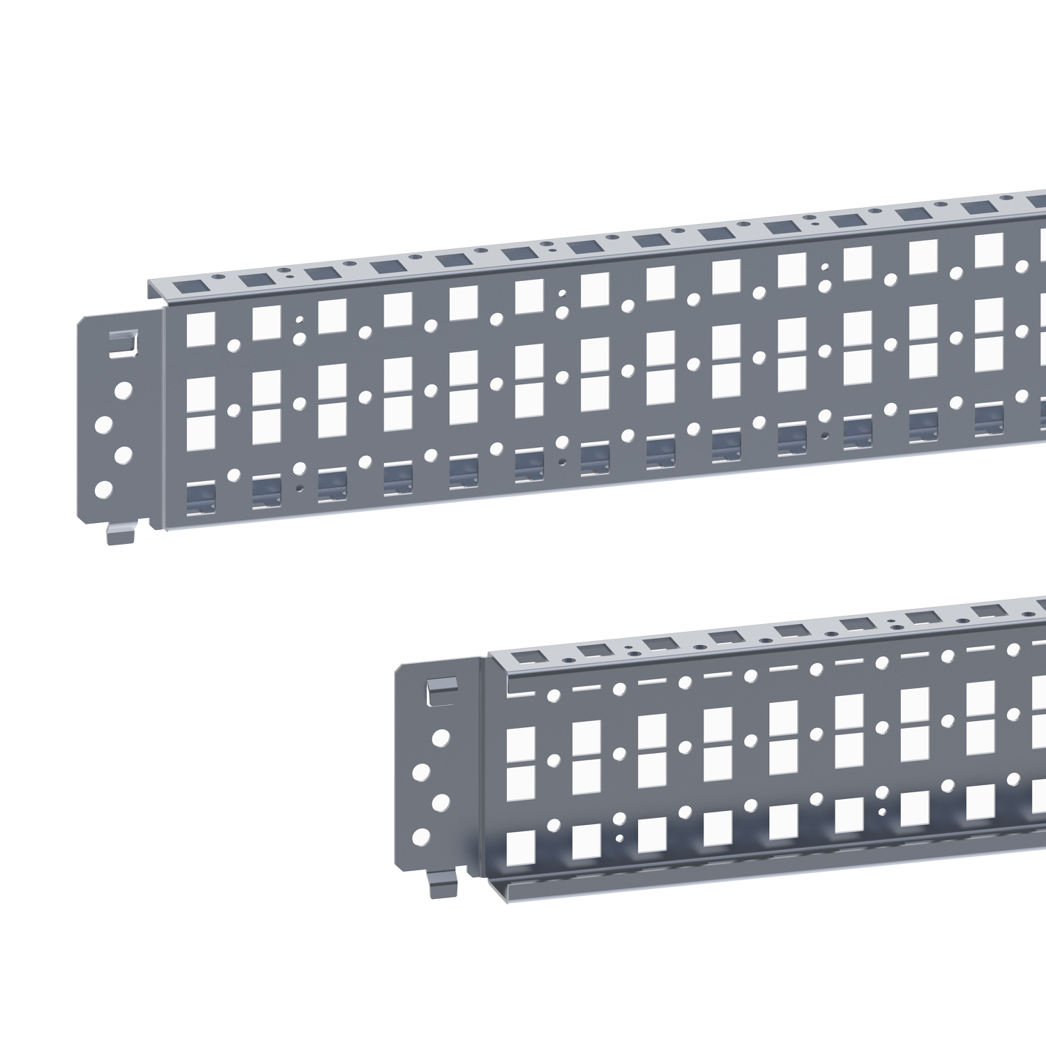 Schneider Electric Schneider Electric NSYSQCR9080 – Quick fixing cross rails, PanelSeT SFN, PanelSet SF, PanelSet SM, H90 W800mm, 3 rows, set of 2