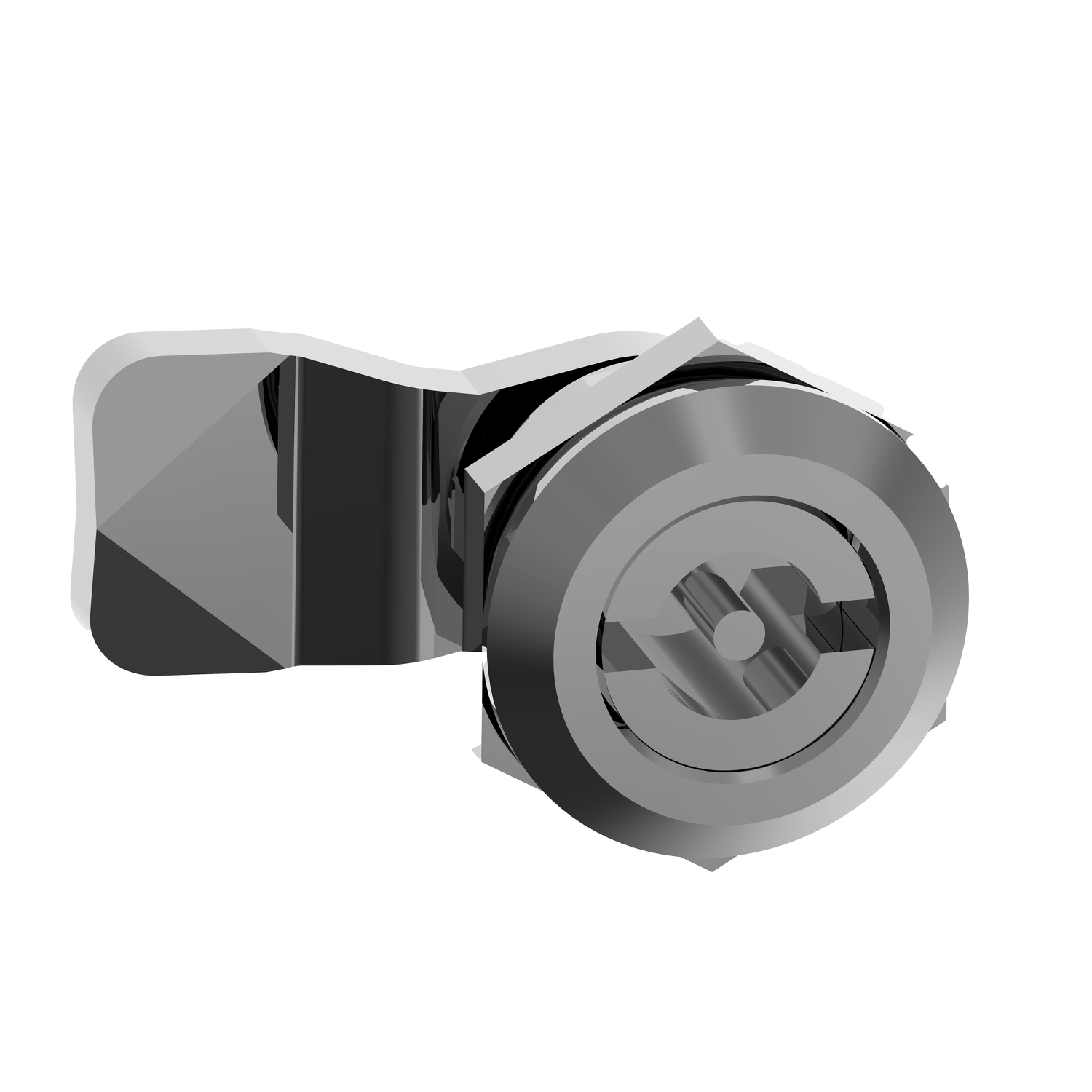 Schneider Electric Schneider Electric NSYSTDCSX – Replace. round lock, DB 3mm, for PanelSeT S3X enclosure, chrome-plated zamak