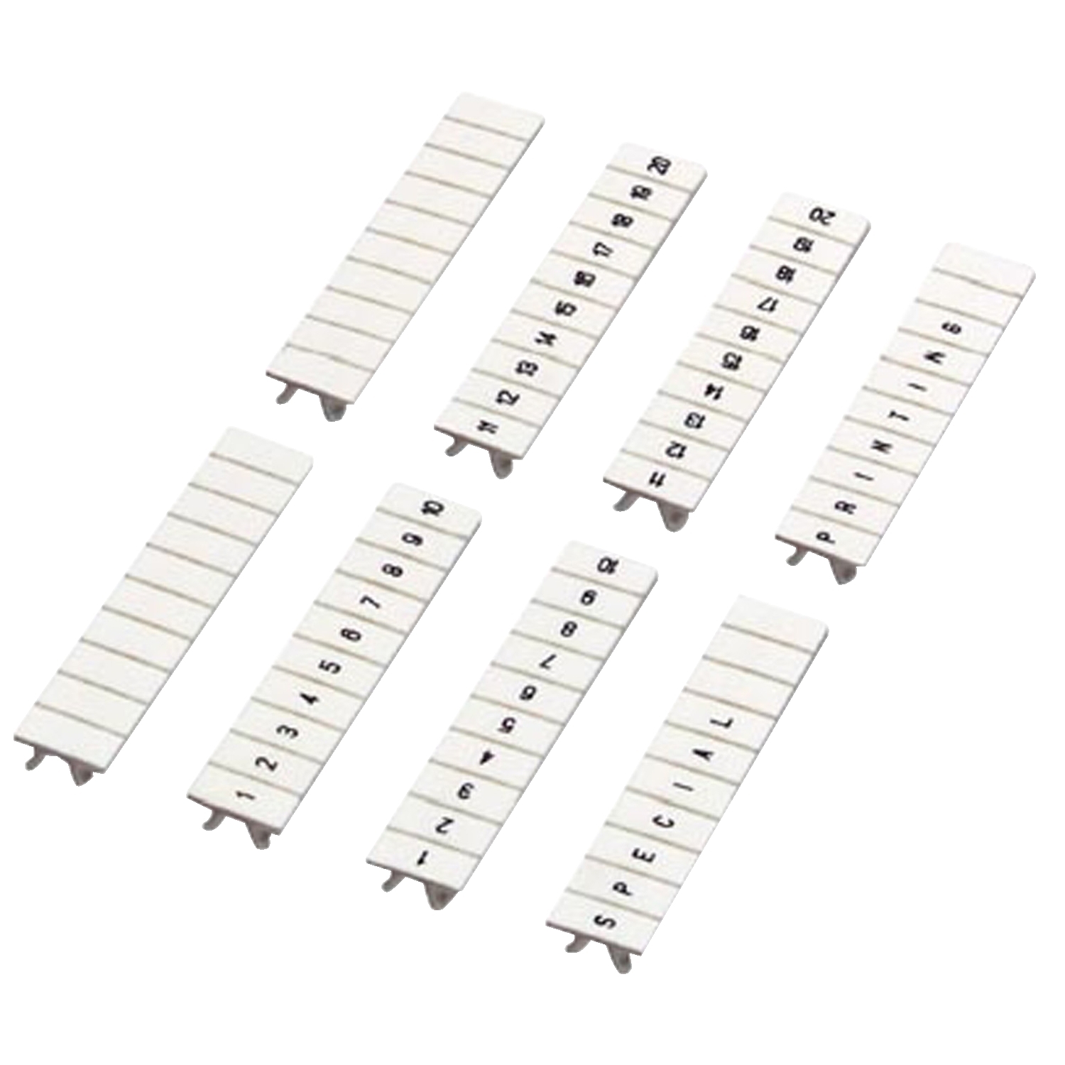 Schneider Electric Schneider Electric NSYTRAB520 – CLIP IN MARKING STRIP, 5MM, 10 CHARACTERS 11 TO 20, PRINTED HORIZONTA
