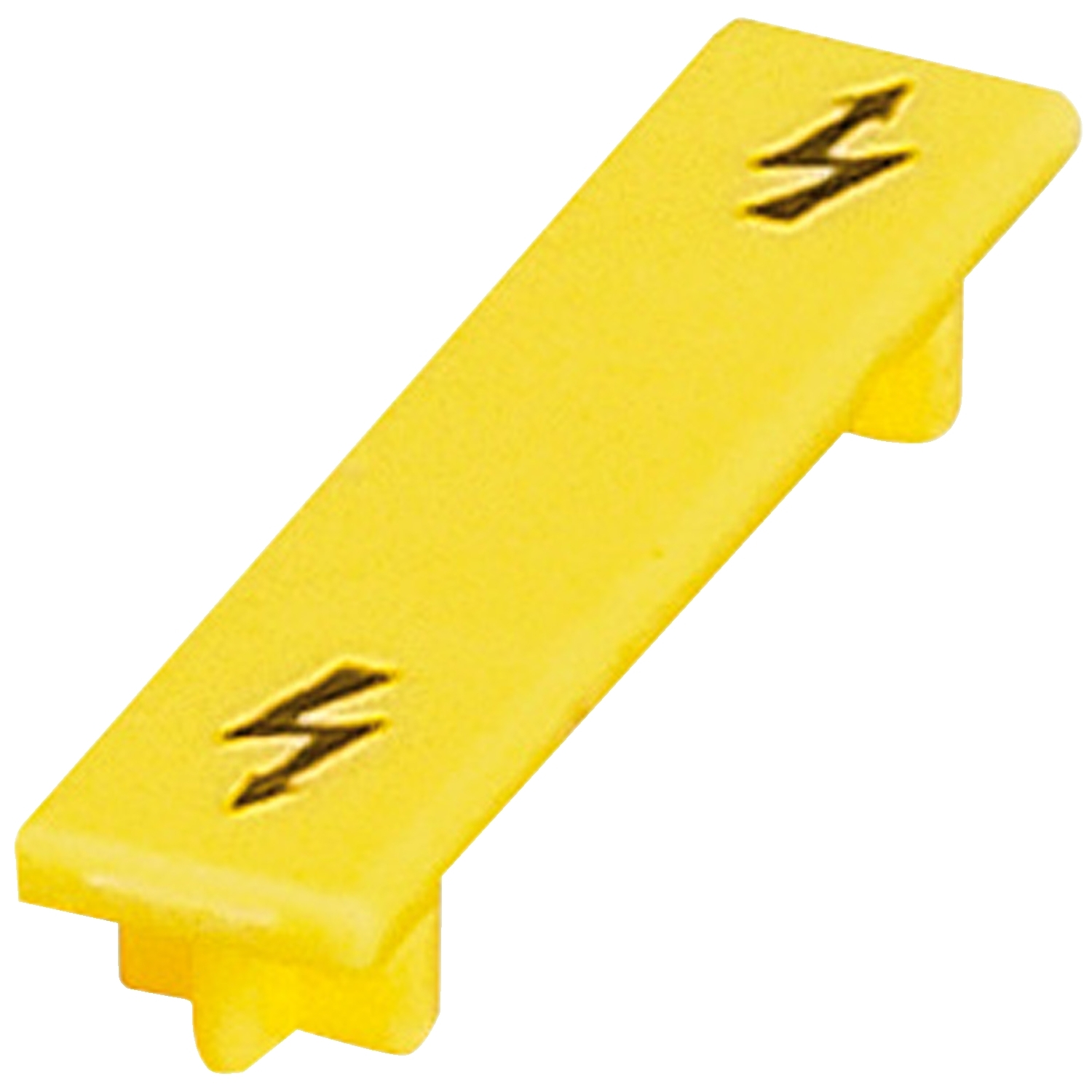 Schneider Electric Schneider Electric NSYTRACS16 – Warning label, Linergy TR terminals blocks, for 16mm² screw terminal blocks, yellow