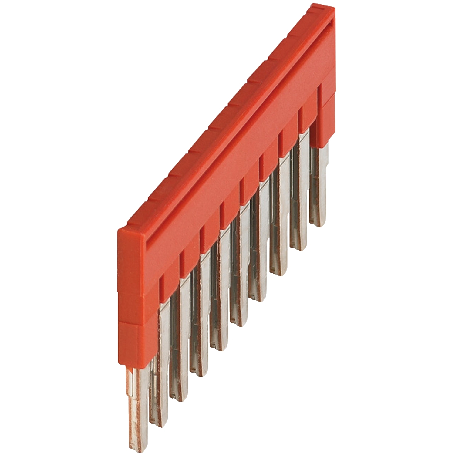 Schneider Electric Schneider Electric NSYTRAL210 – PLUG-IN BRIDGE, 10POINTS FOR 2,5MM² TERMINAL BLOCKS, RED