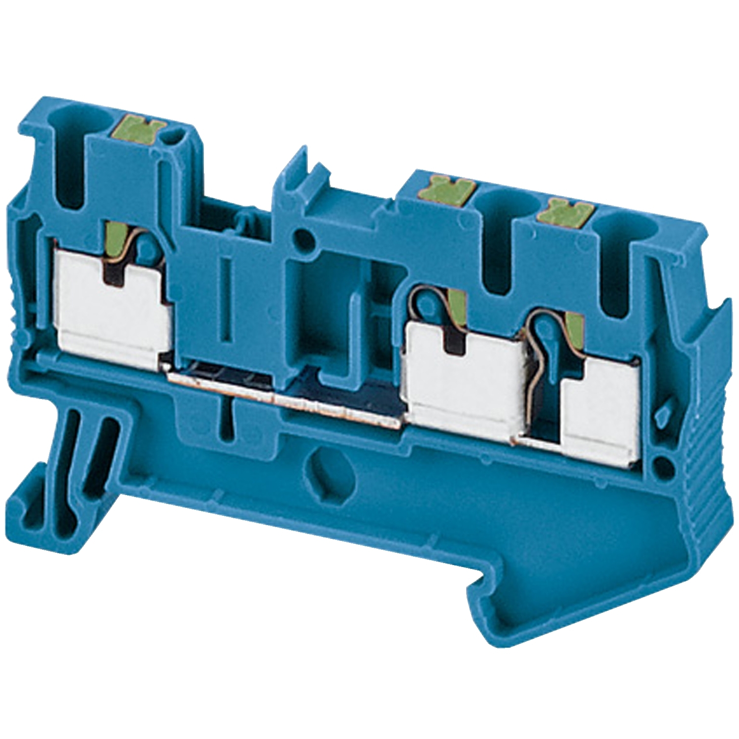 Schneider Electric Schneider Electric NSYTRP23BL – Terminal block, Linergy TR, push-in type, feed through, 3 points, 2.5mm², blue, set of 50
