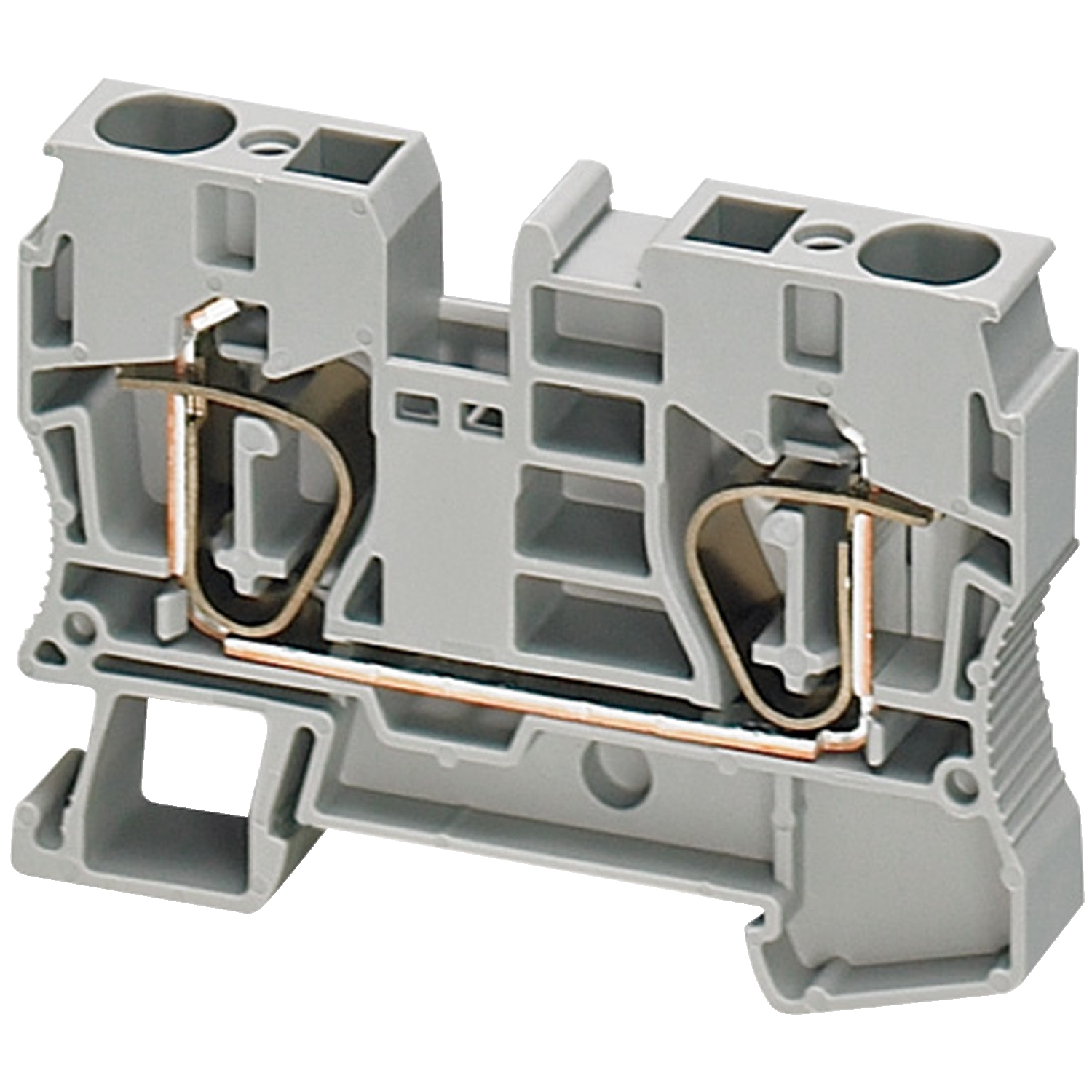 Schneider Electric Schneider Electric NSYTRR102 – Terminal block, Linergy TR, spring type, feed through, 2 points, 10mm², grey