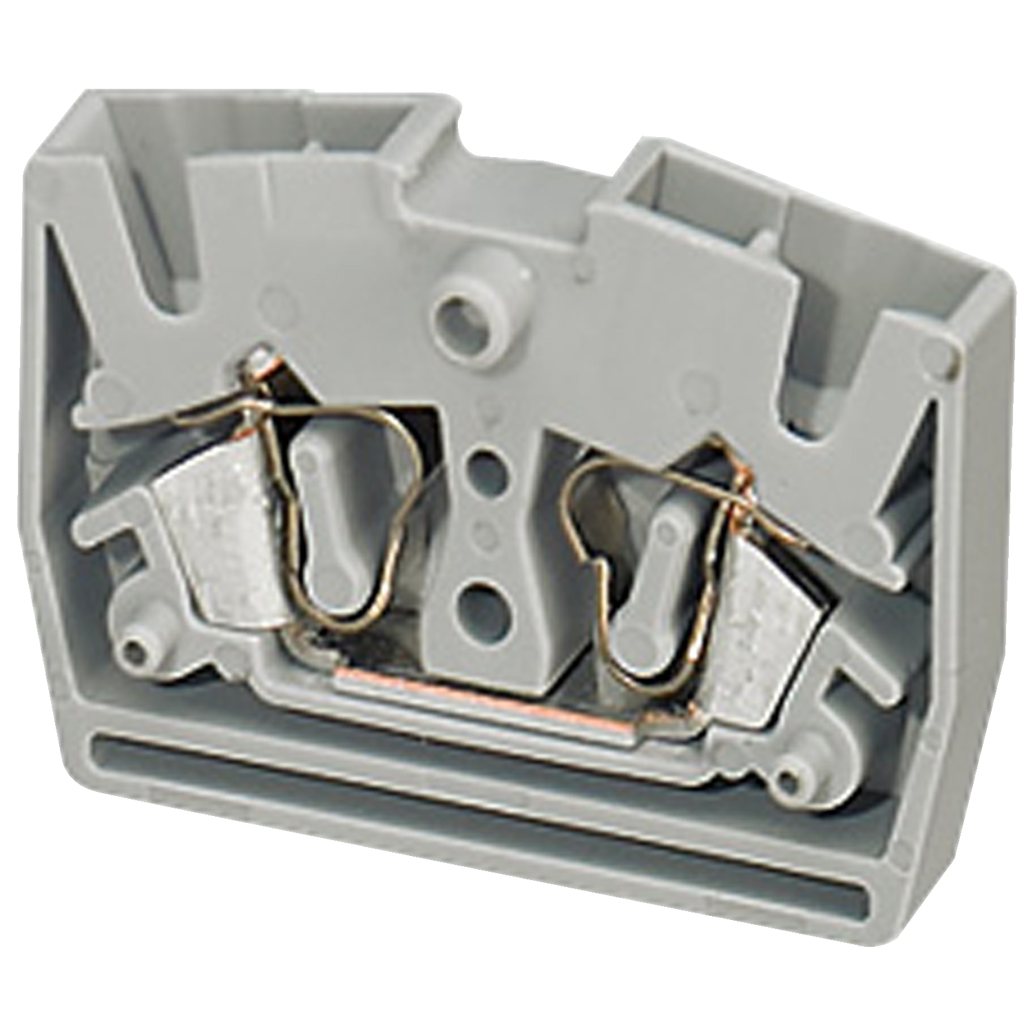 Schneider Electric Schneider Electric NSYTRR22MF – SPRING TERMINAL, MINI FLAT, FEED THROUGH, 2POINTS, 2,5MM², GREY, DIRE