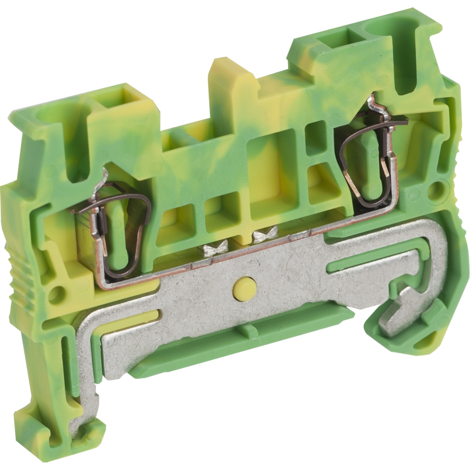 Schneider Electric Schneider Electric NSYTRR22PE – SPRING TERMINAL, PROTECTIVE EARTH, 2 POINTS, 2,5MM², GREEN-YELLOW