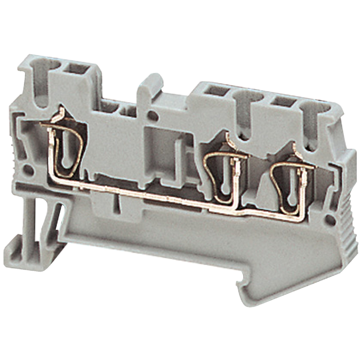 Schneider Electric Schneider Electric NSYTRR23 – SPRING TERMINAL, FEED THROUGH, 3 POINTS, 2,5MM², GREY