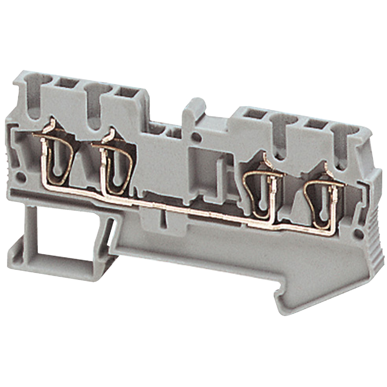 Schneider Electric Schneider Electric NSYTRR24 – SPRING TERMINAL, FEED THROUGH, 4 POINTS, 2,5MM², GREY