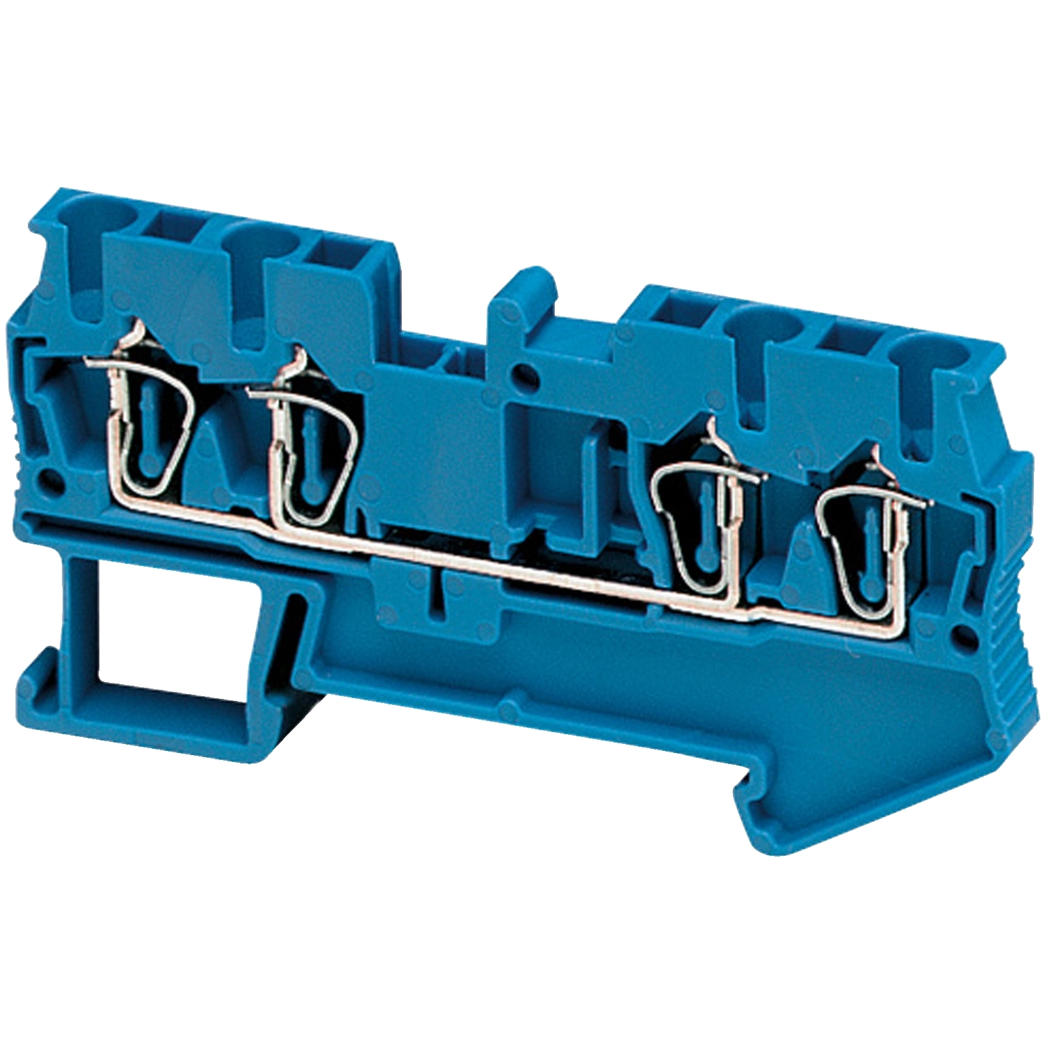Schneider Electric Schneider Electric NSYTRR24BL – Terminal block, Linergy TR, spring type, feed through, 4 points, 2.5mm², blue, set of 50