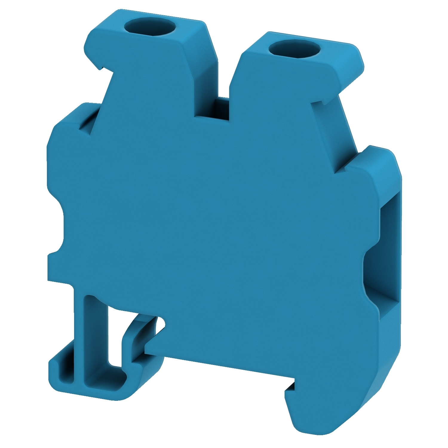 Schneider Electric Schneider Electric NSYTRV22MBL – Mini terminal block, Linergy TR, screw type, feed through, 2 points, 2.5mm², for 15mm din rail, blue, set of 50