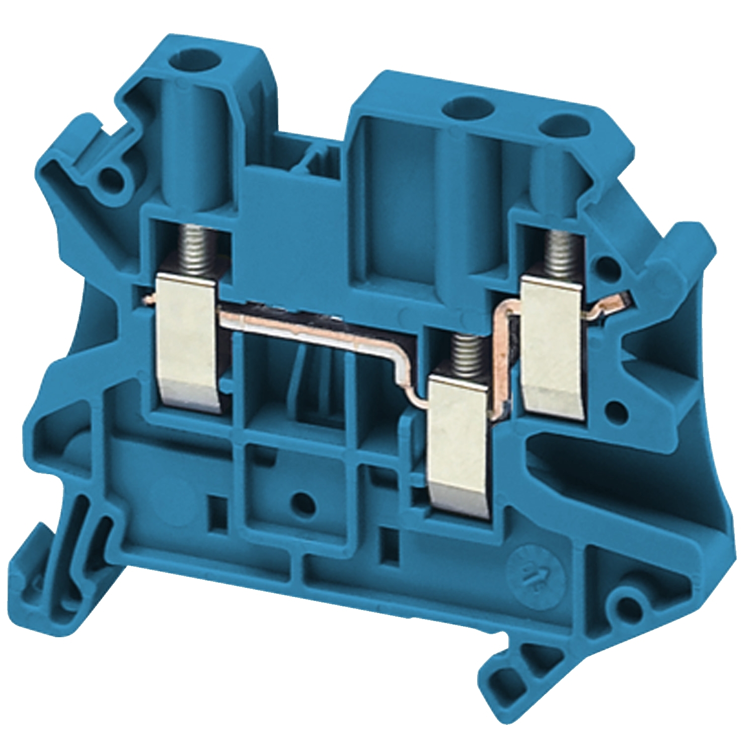 Schneider Electric Schneider Electric NSYTRV23BL – SCREW TERMINAL, FEED THROUGH, 3 POINTS, 2,5MM², BLUE