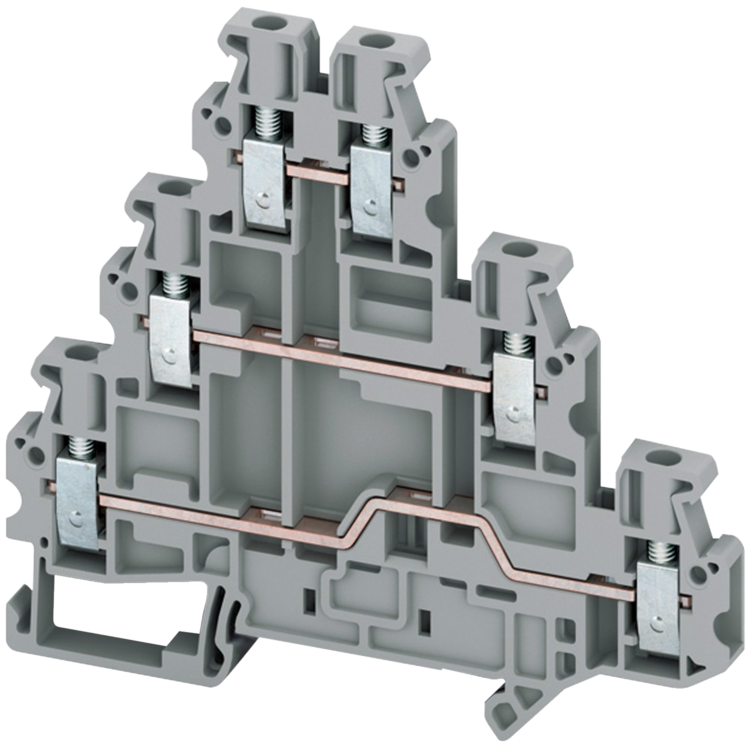 Schneider Electric Schneider Electric NSYTRV26T – SCREW TERMINAL, 3 LEVELS, 6 POINTS, 2,5MM², GREY