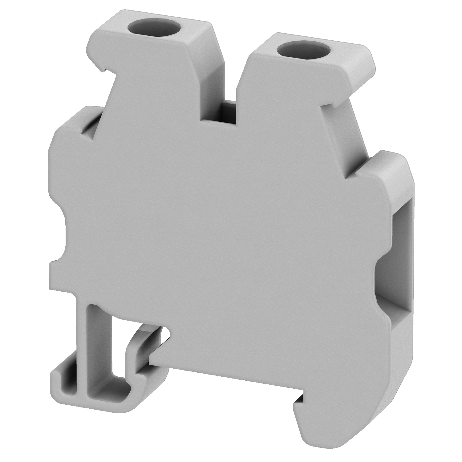 Schneider Electric Schneider Electric NSYTRV42M – Mini terminal block, Linergy TR, screw type, feed through, 2 points, 4mm², for 15mm din rail, gray, set of 50
