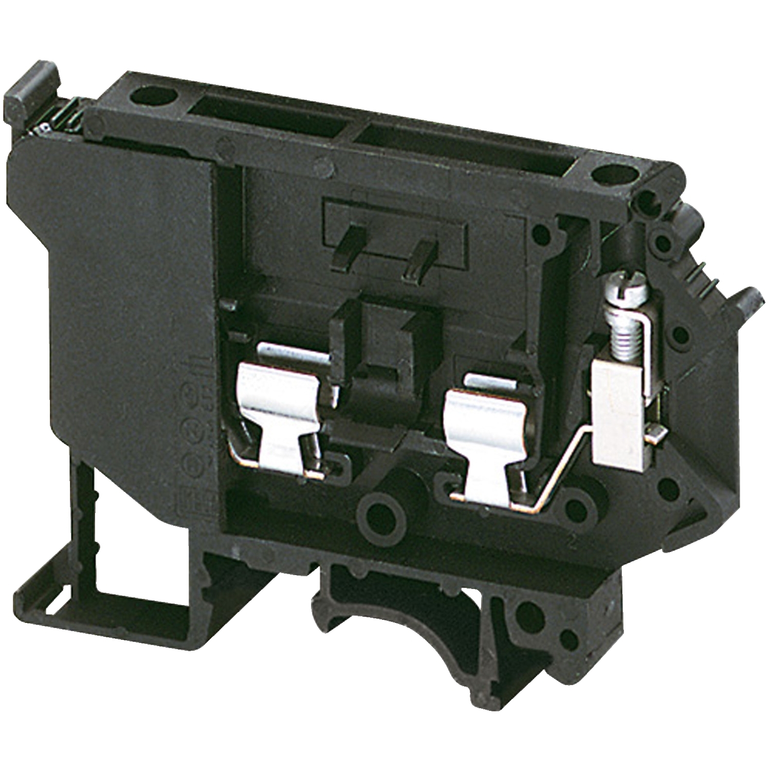 Schneider Electric Schneider Electric NSYTRV42SF5LD – Terminal block, Linergy TR, fused disconnect type, for 5x20/25/30mm fuse, with led 12 to 30V, 2 points, black