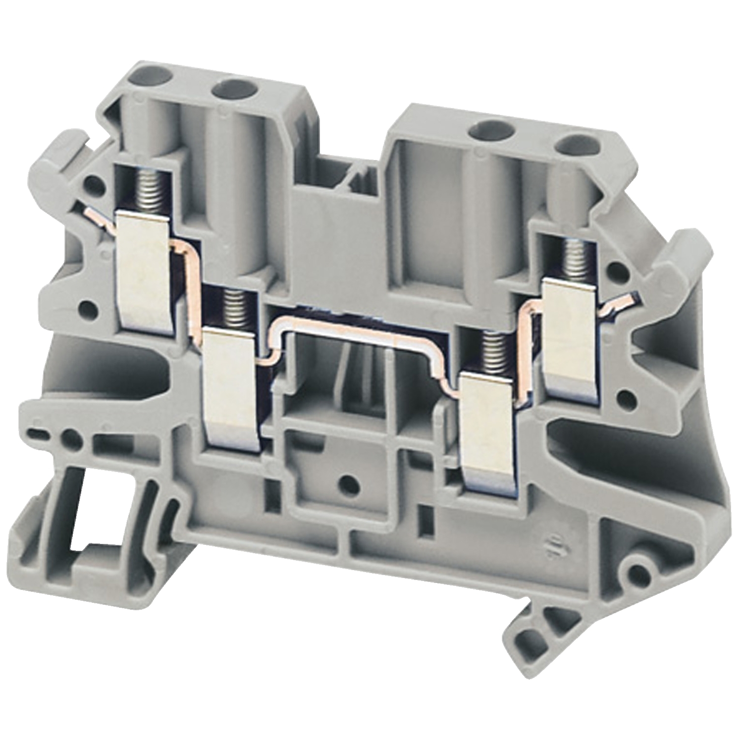 Schneider Electric Schneider Electric NSYTRV44 – SCREW TERMINAL, FEED THROUGH, 4 POINTS, 4MM², GREY