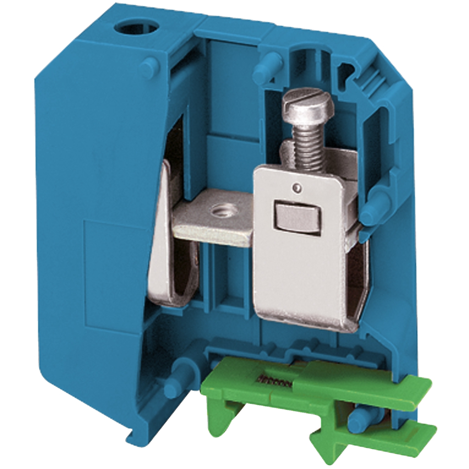 Schneider Electric Schneider Electric NSYTRV502BL – Terminal block, Linergy TR, screw type, feed through, 2 points, 50mm², blue, set of 50