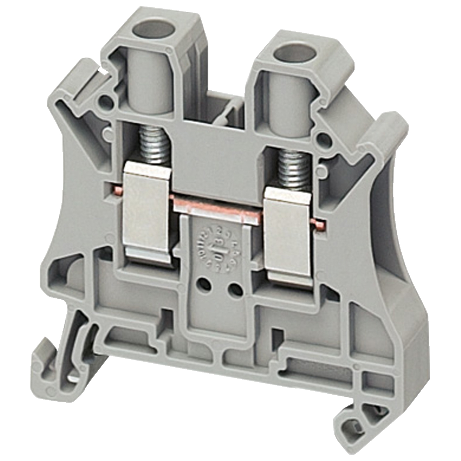 Schneider Electric Schneider Electric NSYTRV62 – SCREW TERMINAL, FEED THROUGH, 2 POINTS, 6MM², GREY